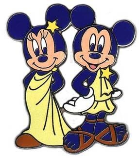 JDS - Mickey & Minnie Mouse - Gemini - Zodiac