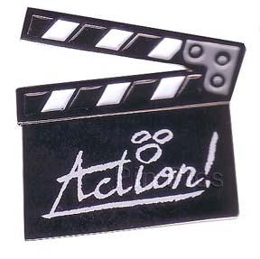 TDR - Clapboard - Movie Production - From a 4 Pin Set - TDS