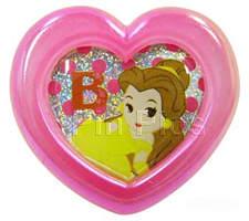 RunA - Belle - Princess Glitter Heart - Plastic