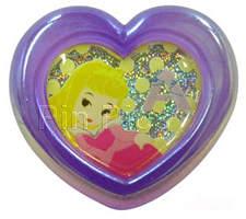 RunA - Aurora - Princess Glitter Heart - Plastic