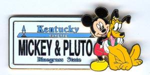 JDS - Mickey Mouse & Pluto - Kentucky - Disney Across America
