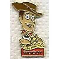 Toy Story - Woody Name Pin (Red)
