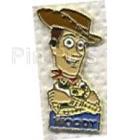 Toy Story - Woody Name Pin (Blue)