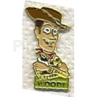 Toy Story - Woody Name Pin (Light Green)