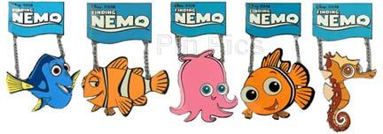 Disney Auctions - Finding Nemo (5 Pin Set) Dangles
