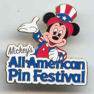 DLR - Mickey's All American Pin Trading Festival (Logo)
