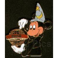 Fantasia Mickey Mouse Black Costume Pin