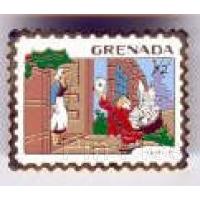 Grenada stamp pin 'Cinderella Series'
