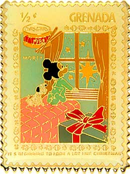 Grenada Stamp - Christmas 1983 Series - Morty and Patch