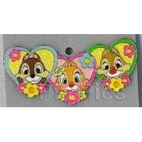 JDS - Chip & Dale with Clarice - Triple Heart