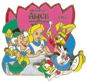 M&P - Alice, March Hare, Mad Hatter & White Rabbit - Alice in Wonderland 1951 - History of Art 2003