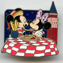 WDW - Mickey & Minnie - Italy - Journey Through Time Pin Event 2003