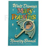 Mary Poppins Umbrella brooch / pin