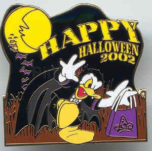 WDW - Donald Duck - AP - Dressed as Vampire - Happy Halloween 2002