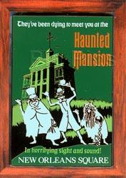 DLR - Framed Attraction Poster (Haunted Mansion)