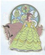Kingdom Hearts Bootleg - Belle & Beast - Stained Glass Window (White)