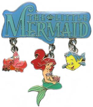 JDS - Ariel, Sebastian & Flounder - Little Mermaid - Dangle