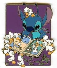 Stitch Reading the Ugly Duckling