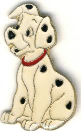 Dalmatian Puppy sitting up (off-colour)