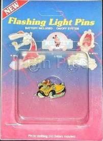 Jessica Rabbit with Roger and Benny - Flashing Light Pin