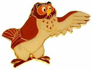 Owl from Disney Catalog - 100 Hundred Acre Wood Framed Pin Set