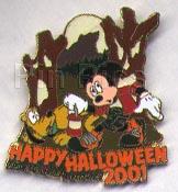 DCA - Mickey And Pluto - AP - Halloween 2001