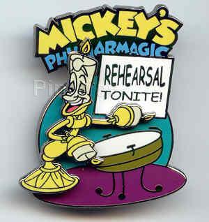 WDW - Lumiere - Mickey's Philharmagic Rehearsal Night
