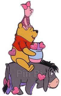 DLR - Hearts All Around (Pooh, Piglet & Eeyore)