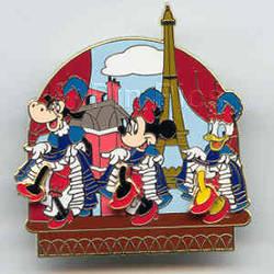 WDW - Minnie, Daisy & Clarabelle - France - Journey Through Time Pin Event 2003