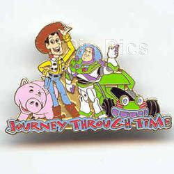 WDW - Buzz Lightyear, Woody, Hamm & RC - Old & New Toys - Journey Through Time Pin Event 2003