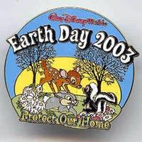 WDW - Bambi, Thumper & Flower - AP - Earth Day 2003 - Protect Our Home
