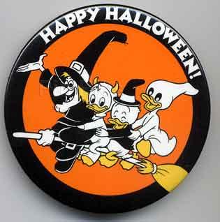 Happy Halloween Huey, Duey, Louie and Witch