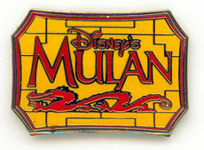 Disney's Mulan Movie Title Banner Pin