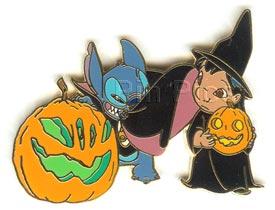 DLR - Halloween 2003 ( Lilo and Stitch with Jack-O-Lantern Pumpkins)