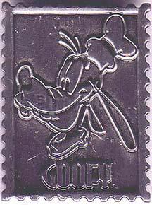 DLR Cast Member - Pewter Stamp (Goofy)