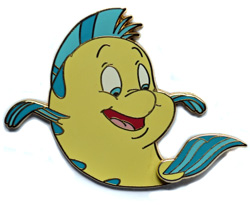 DCL Pin Trading Under The Sea - Pursuit Pin #1- Flounder