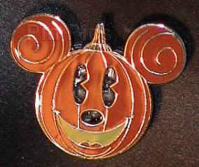 TDR - Mickey Mouse - Pumpkin Head - Light Up - Halloween 2003 - TDL