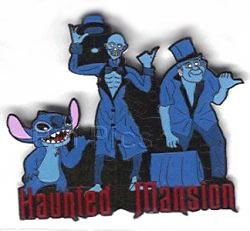 Bootleg Pin ~ Haunted Mansion Stitch