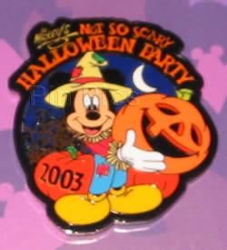 WDW - Mickey - Scarecrow Costume - Mickeys Not So Scary Halloween Party 2003
