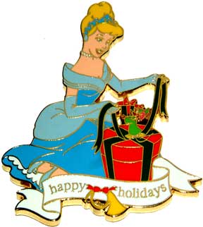 Disney Auctions - Happy Holidays (Cinderella and Jaq)