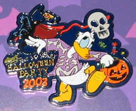 Mickey's Not-So-Scary Halloween Party 2003 Skeleton Donald