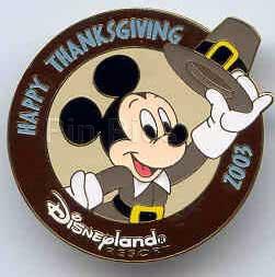 DLR - Happy Thanksgiving 2003 (Pilgrim Mickey)