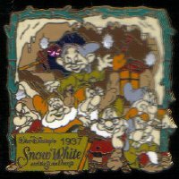 M&P - Sleepy, Grumpy, Doc, Dopey, Sneezy, Bashful & Happy - Snow White Dwarfs in Mine 1937 - History of Art 2003