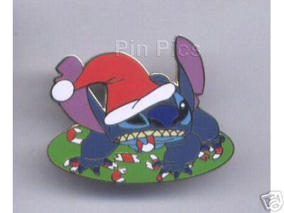 Bootleg Santa Stitch with Candy Canes