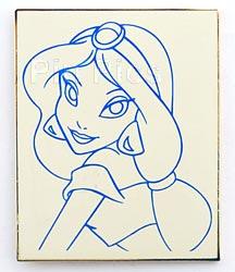 Disney Auctions - How to Draw Blue Line (Jasmine)