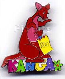 UK DS Kanga & Roo Name Pin