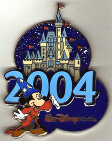 WDW - Sorcerer Mickey & Cinderella's Castle 2004 