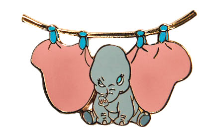 Disney Auctions (P.I.N.S) - Dumbo Clothesline
