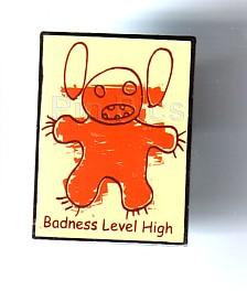 Lilo and Stitch Badness Level Pin