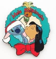 Disney Auctions - Lilo and Stitch Holiday Pin (Mele Kalikimaka)